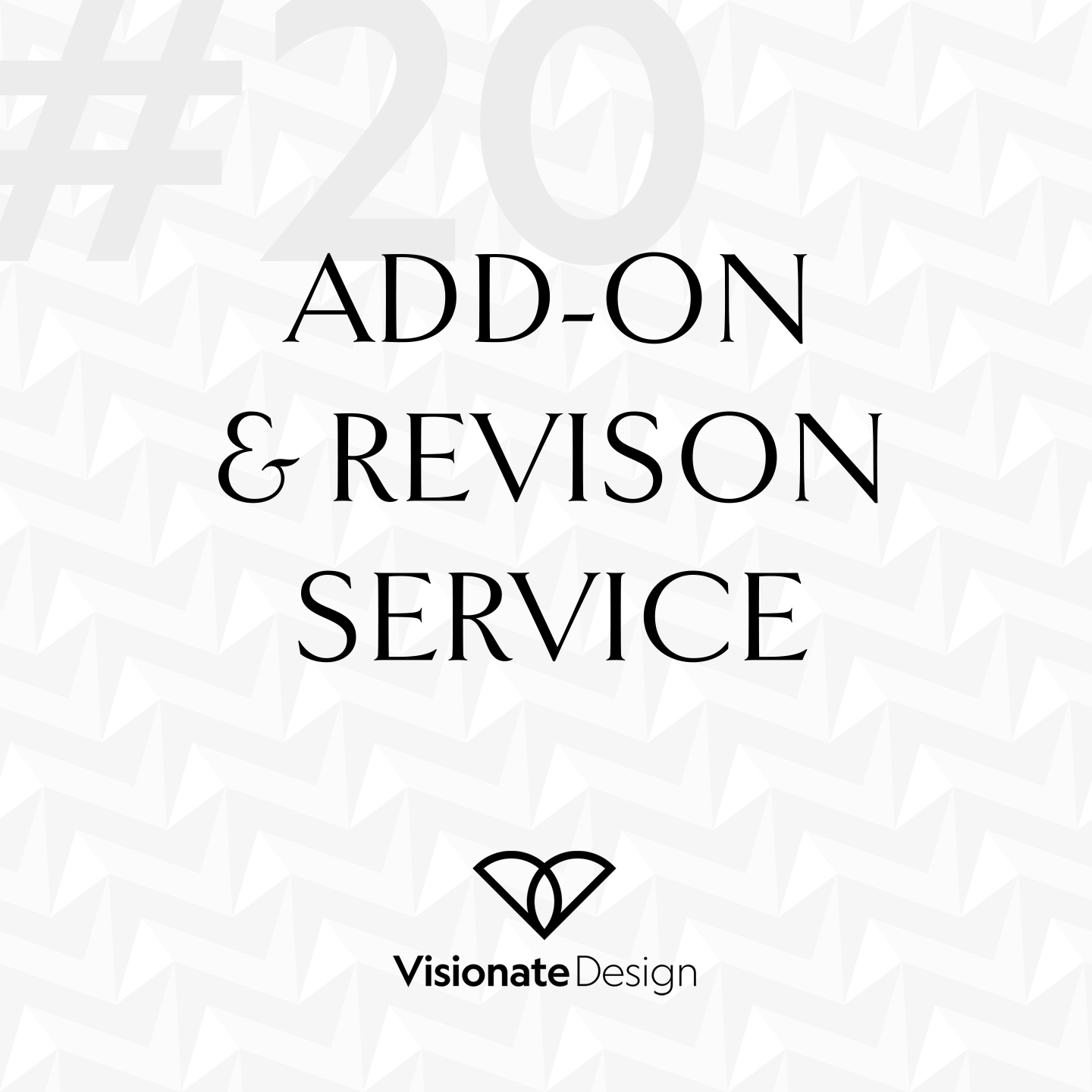 CAD SERVICE #20 Add-On & Revision Service